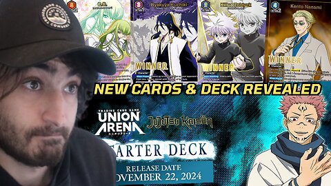 Union Arena Jujutus Kaisen Demo Deck & Store Championship Prizes Revealed