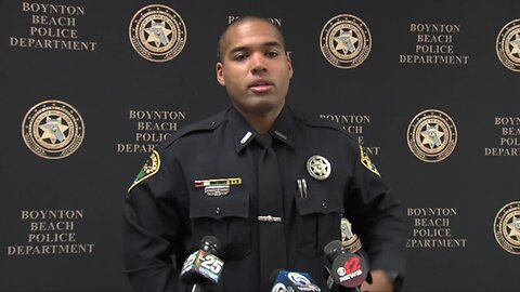 Boynton Beach Police rescue two small children from house fire