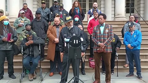 The Veterans Voices Matter 2023 Press Conference City Hall Steps Hosted By Andy King 1/4/2023