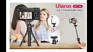 Ulanzi MT-34 Multi-functional Extendable Tripod . Unboxing. Honest review.