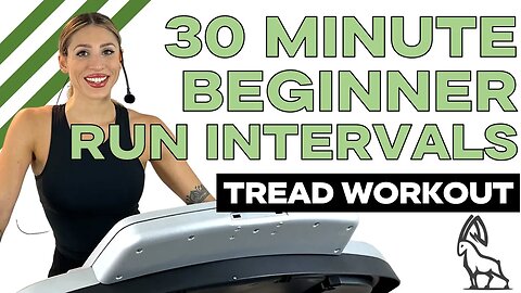 30 MIN BEGINNER RUN INTERVALS | Treadmill Follow Along! #ibxrunning