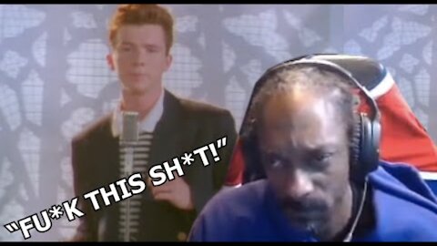 Snoop Dogg rage quits after getting rickrolled