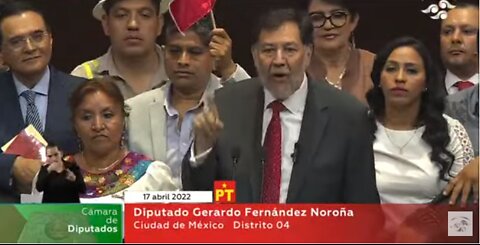 Dip. Gerardo Fernandez Noroña's speech on Electrical Reform