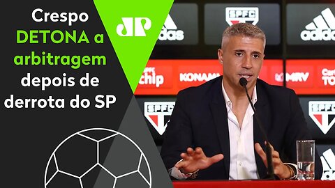 "Temos que ser MAIORES do que uma decisão da ARBITRAGEM" Crespo CRITICA o VAR depois de DERROTA