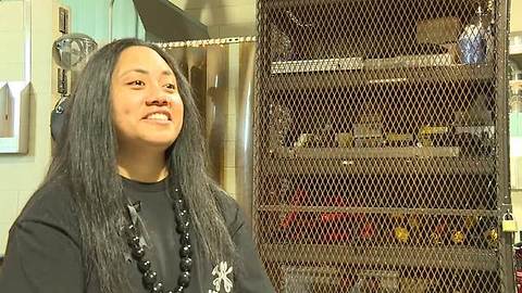 Las Vegas woman finds career in local sheet metal program