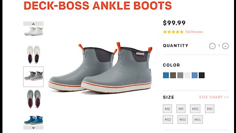 Grundens 6" Deck Boss Boots