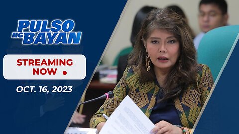 LIVE | Pulso ng Bayan kasama sina Admar Vilando at Mj Mondejar| October 16, 2023