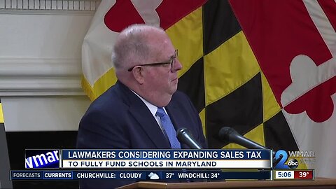 Lawmakers considering expanding sales tax to fully fund Maryland schools