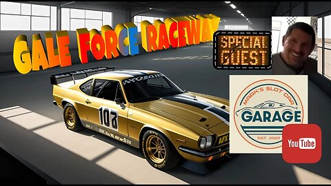 Gale Force Raceway was live with a special guest!! From sunny FLORIDA! MARKS SLOT CAR GARAGE!