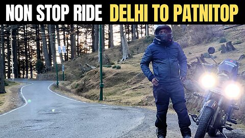 Winter Kashmir Ride Begins| Delhi To Patnitop Nonstop