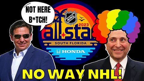 Ron DeSantis DESTROYS WOKE NHL For "EXCLUDING WHITES" from HIRING Event at ALL STAR GAME!