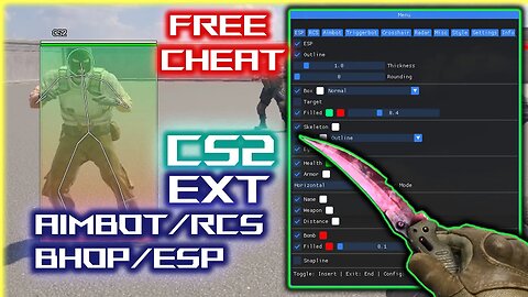 PRO EXT *UPDATED* BEST FREE CHEAT* [CS2 CHEAT] SKIN CHANGER/AIMBOT/ESP/BHOP/ UNDETECTED + DOWNLOAD