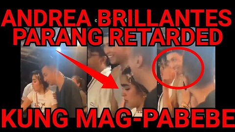 RETARD ANDREA BRILLANTES NAG PABEBE TALK SA SIARGAO PINAGTAWANAN NG BF NA SI RICCI RIVERO & FRIENDS