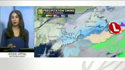 Icy conditions and damaging winds move across Atlantic Canada