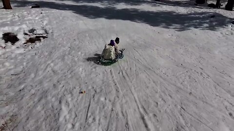 South Lake Tahoe, sledding.