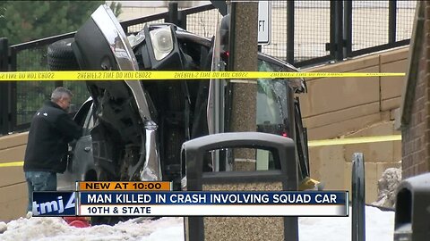 Man killed in crash involving MCSO squad car