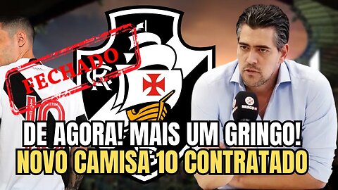 URGENTE! SAIU AGORA! CONTRATADO! VEJA COMO JOGA NOVO CAMISA 10 DO VASCO! NOTICIAS DO VASCO