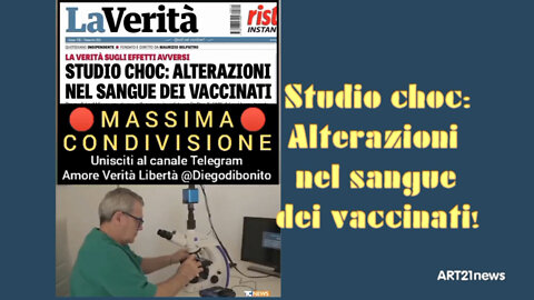 Studio choc: Alterazione nel sangue dei vaccinati!