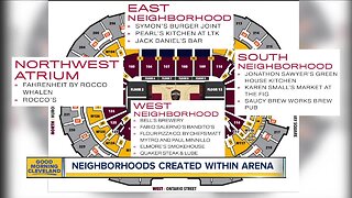 Neighborhoods created within Rocket Mortgage FieldHouse