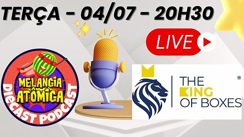 Live Exclusiva com The King of Boxes Descubra os Segredos dos Produtos Incríveis p suas Miniaturas