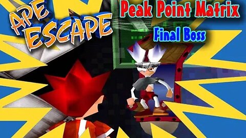 Ape Escape: Peak Point Martix - Final Boss (with commentary) PS1