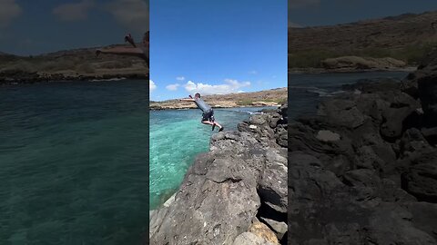 Rock Jumping in Hawaii 🤙