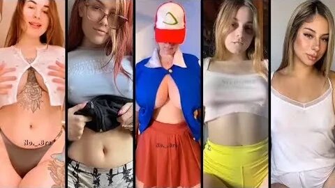 No bra TikTok Challenge 🍒😱😱 Compilation I #nobra #bigbank #tiktok #nobratiktokchallenge2023