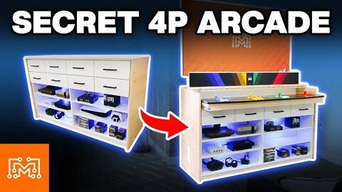 Secret 4-Player Arcade (with build plans!)