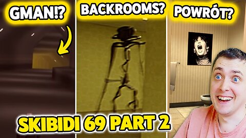 BACKROOMS!? CO KRYJE ŻÓŁTE ŚWIATŁO!? W SKBIDI TOILET 68 PART 2 TEORIE