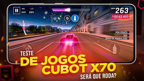 CUBOT X70 - Teste de JOGOS! Asphalt 9, será que roda liso?