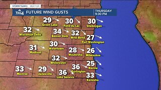 Expect a windy, chilly Thursday