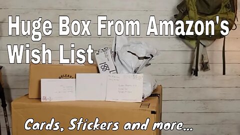 Mail Monday / December 19 / Huge Box from Amazon Wish List