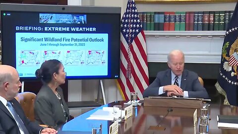 Biden Struggles To Read From Script: "National Oceanic and Enviro— Oceanic Atmosphere and En—"