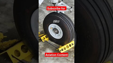 Painted the Beechcraft Bonanza Wheel Rims #aviation #flighttraining #aviationdaily #generalaviation