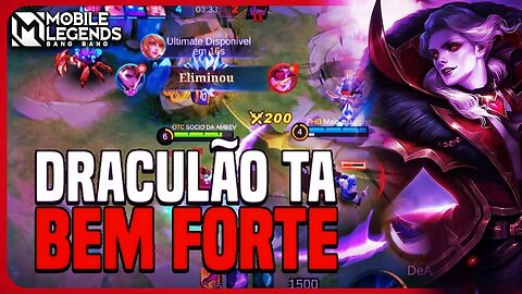 O BUFF DO ALUCARD ME SURPREENDEU E ELE TA FORTE | MLBB