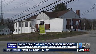 New details of alleged church arsonist