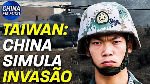 Exército chinês simula invasão a Taiwan; Presidente das Filipinas se dirige a Pequim: "não recuarei"