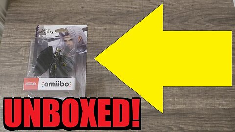 Unboxing the Sephiroth Amiibo!