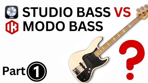 MODO BASS vs Logic Studio Bass Part 1 Overview & Features IK Multimedia - Logic Pro 11