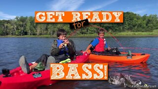 S1:E17 Boys Haul in a Bunch of Largemouth Bass from Kayaks! | Spinnerbait Fishing with Kids Outdoors