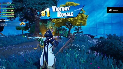 Fortnite 22 Elimination Squads Gameplay "No Build" Win (Satoru Gojo)