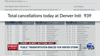 Flights canceled at DIA Wednesday