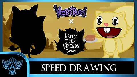 Speed Drawing: Happy Tree Friends Fanon - Buttery | Mobebuds Style