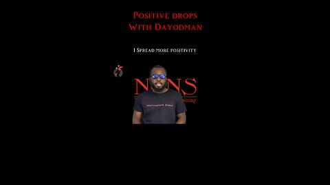 I Spread More Positivity #dayodman #motivation #eeyayyahh #motivationalspeaker #i