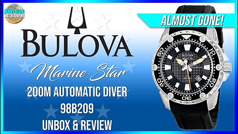 Almost Gone! | Bulova Sea Star 200m Automatic 98B209 Unbox & Review