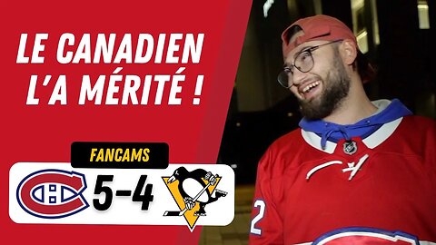 LE CANADIEN L'A MÉRITÉ ! | MTL 5-4 PIT | FANCAM