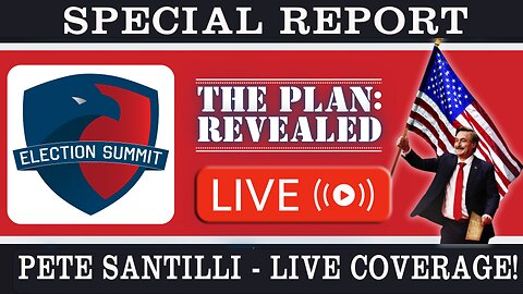 Pete Santilli LIVE @Election Crime Summit #3641 8.16.23@8AM- The Moment We’ve All been Waiting For!