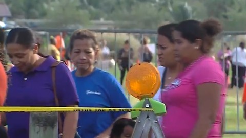 Long lines again on Day 2 of SNAP food assistance sign up sites in Palm Beach County