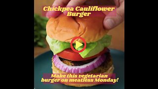 Chickpea Cauliflower Burger