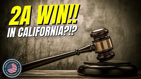 2A Win...In CALIFORNIA?!?